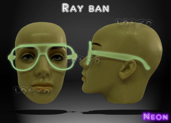 Óculos de festa Ray ban neon